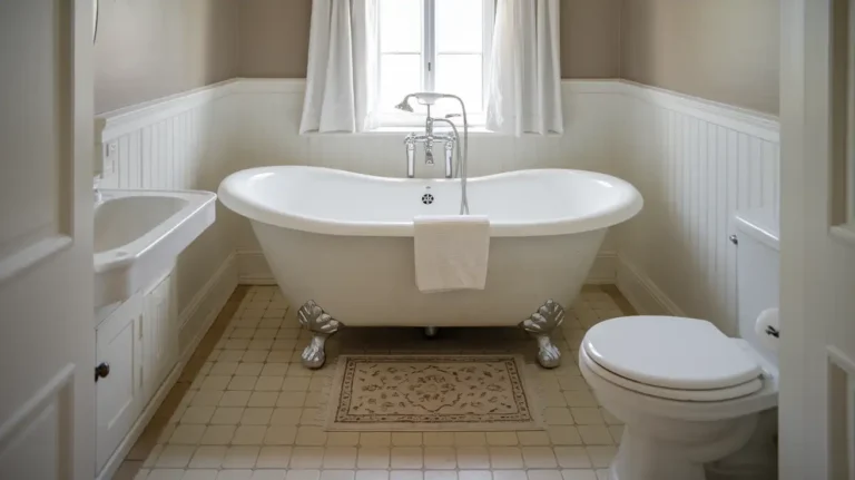 How to Fit a Freestanding Bathtub Into a Small Bathroom