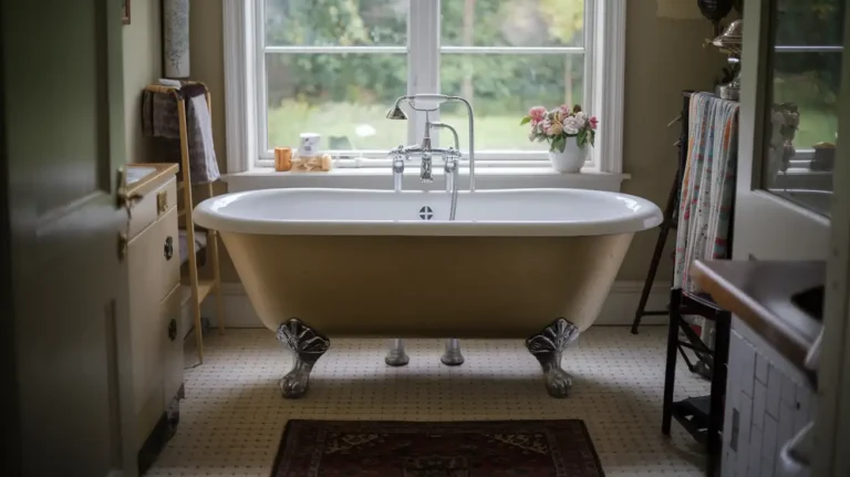 How to Fit a Freestanding Bathtub Into a Small Bathroom