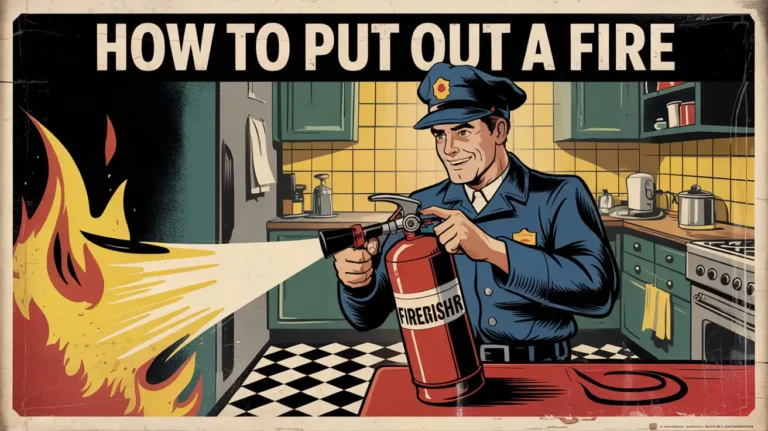 How To Put Out a Fire Fast Without Panicking