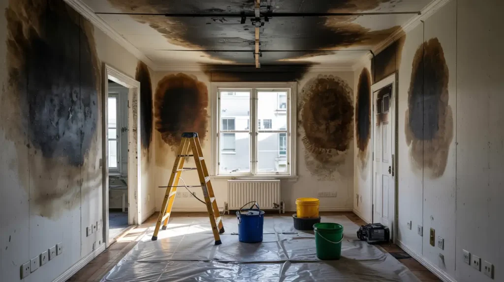 How to Clean Smoke Damage on Walls and Ceiling Easily