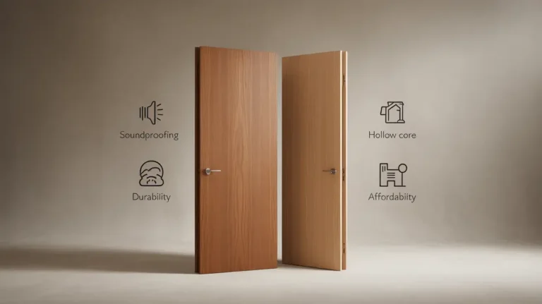 Solid Core vs Hollow Core Doors: Pros, Cons & Cost Guide