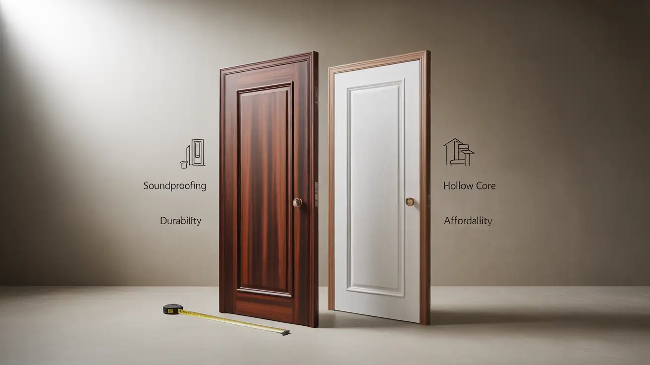 Solid Core vs Hollow Core Doors: Pros, Cons & Cost Guide