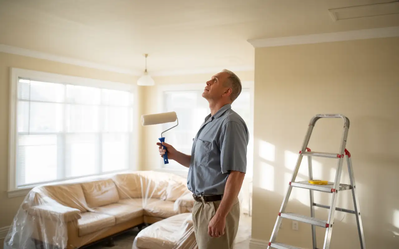 How to Paint a Ceiling Like a Pro: Easy Step-by-Step Guide